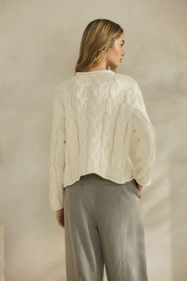 NYLAND Zuzu Cable Knit Sweater