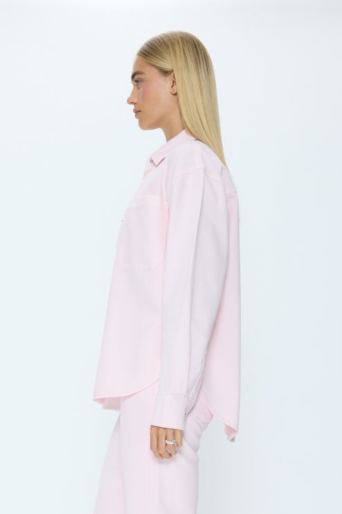 PISTOLA Elin Fluid Denim Shacket