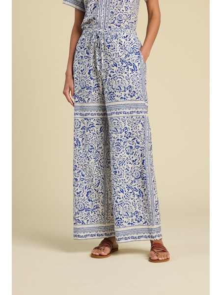 Birds of Paradis by Trovata Vera Pant in Hydra Border