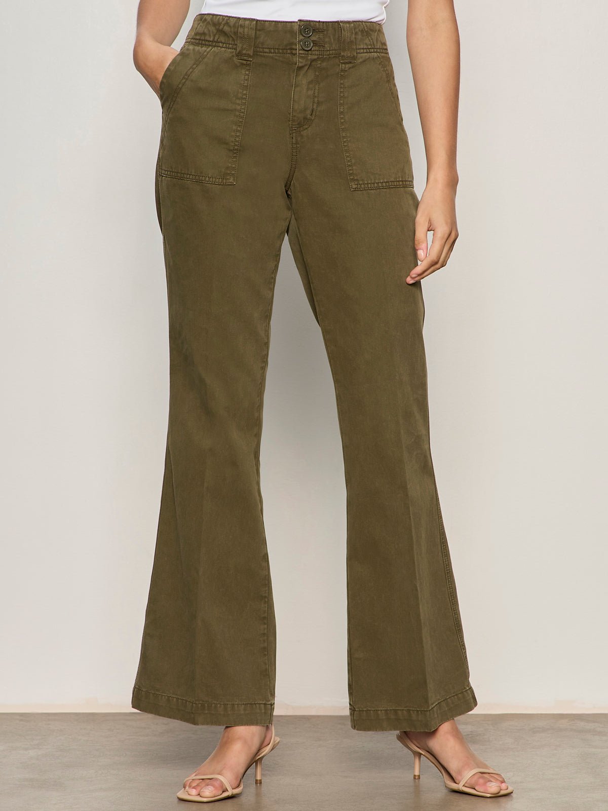 Sanctuary Reissue Peace Pant in Burnt Olive