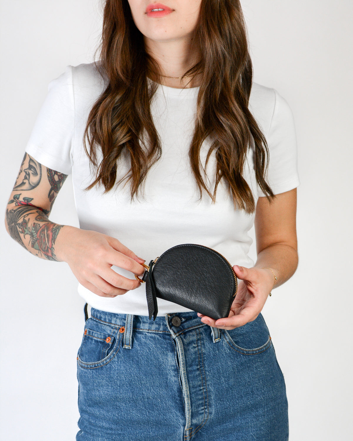 TAH TS Half Moon Coin Pouch