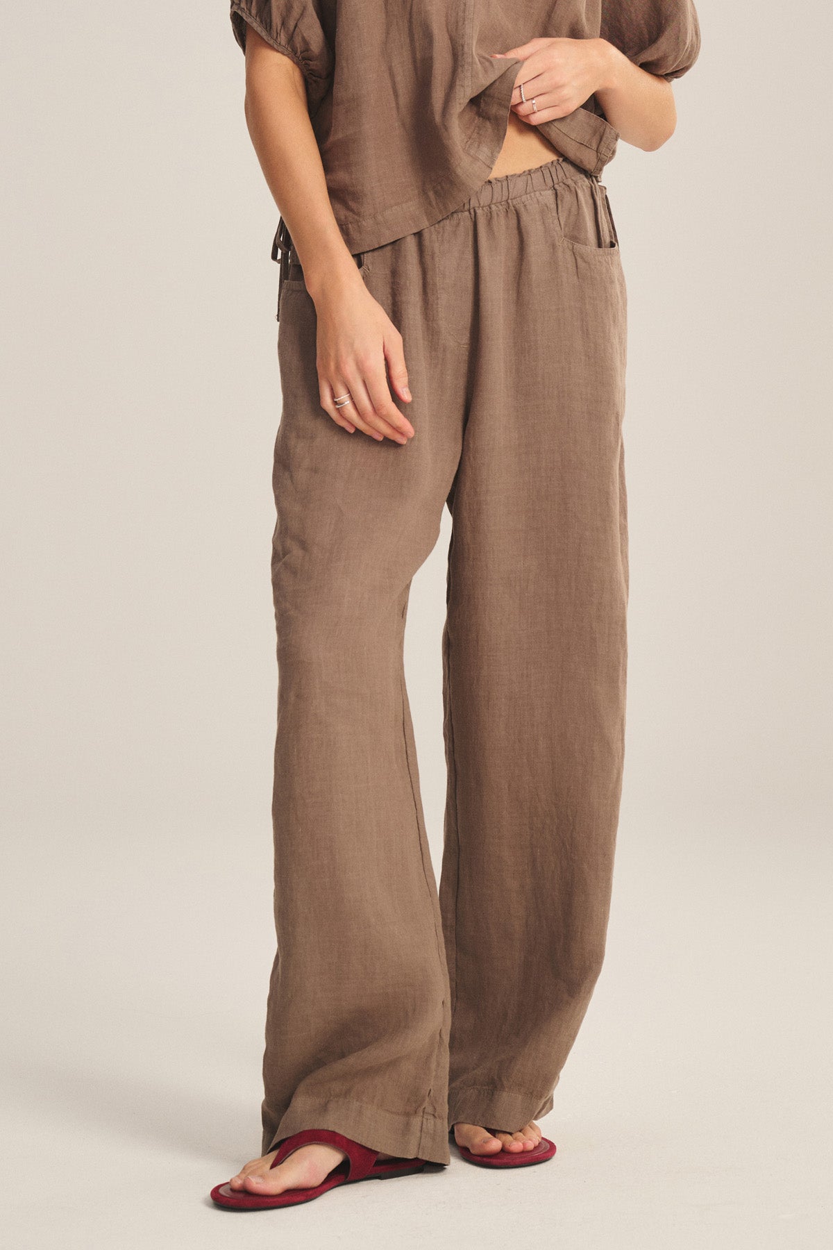 Velvet by Graham & Spencer Clairo Pant Mudslide