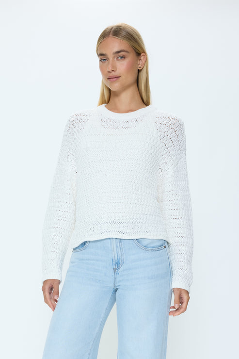 PISTOLA Katya Relaxed Crew Neck Sweater