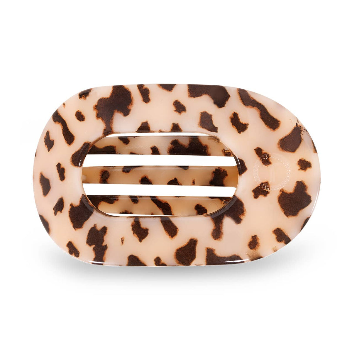 TELETIES Round Flat Hair Clip - Large