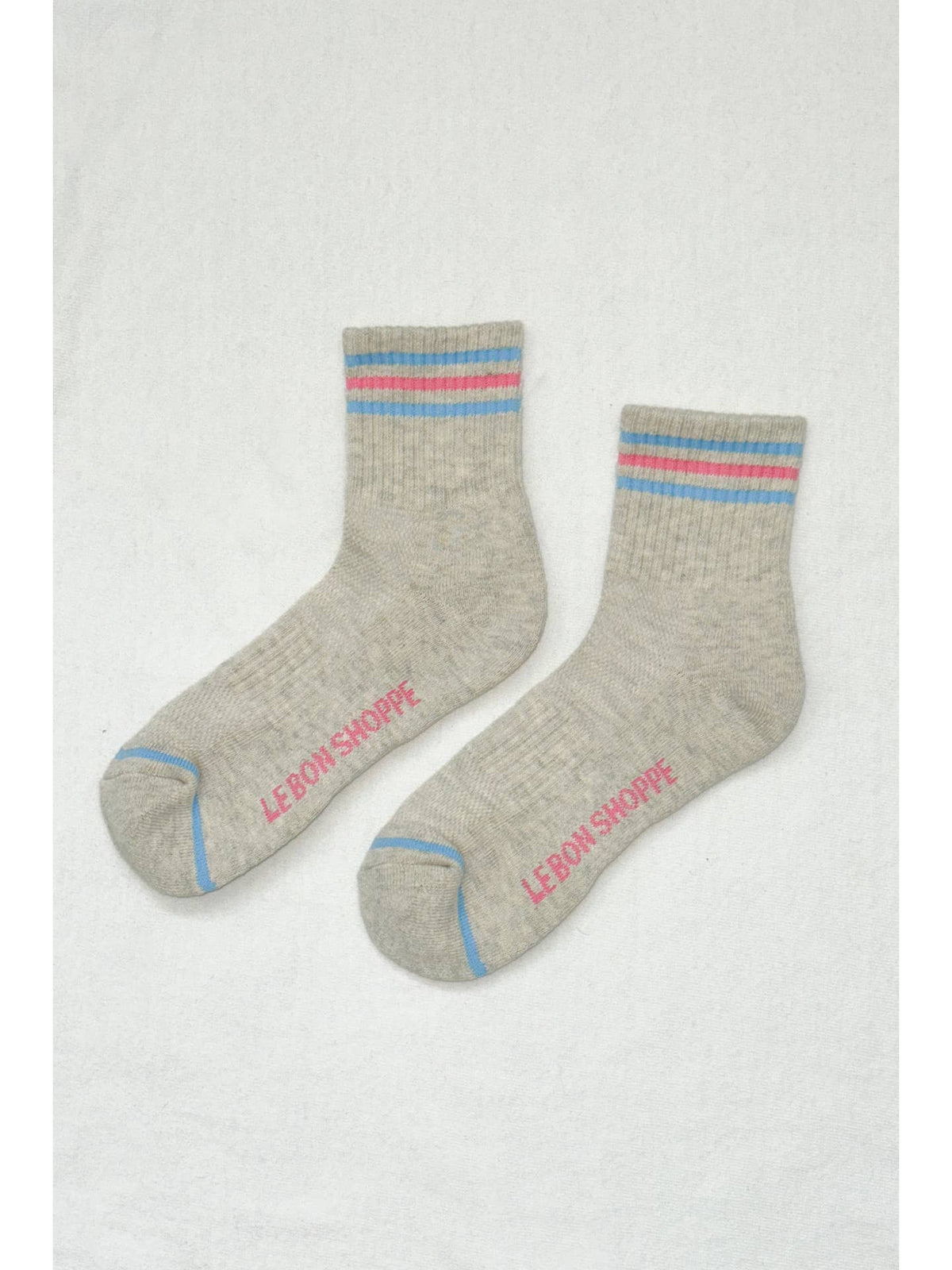 Le Bon Shoppe Girlfriend Socks Bright Grey