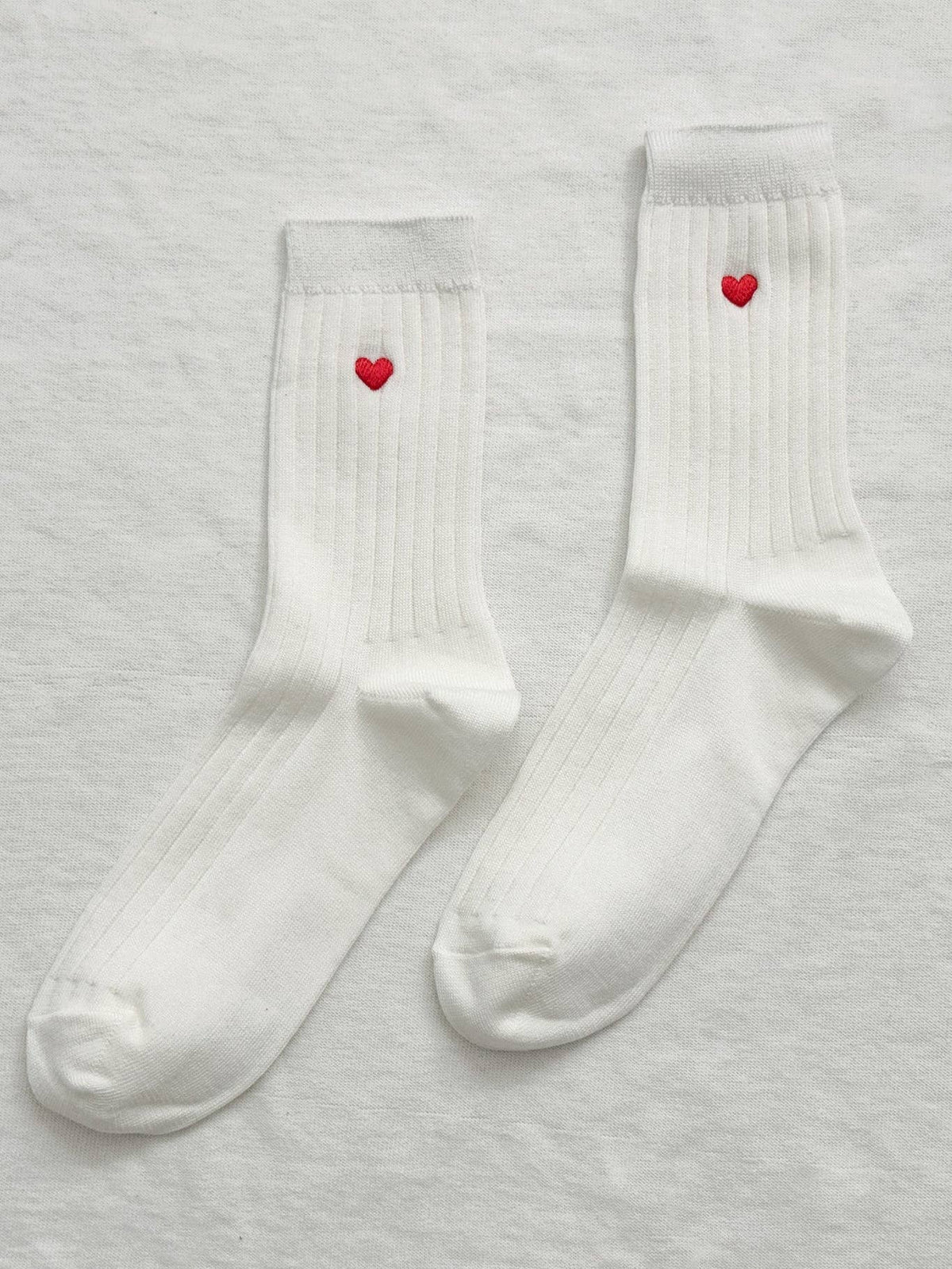 Le Bon Shoppe Embroidered Her Socks MC Cotton