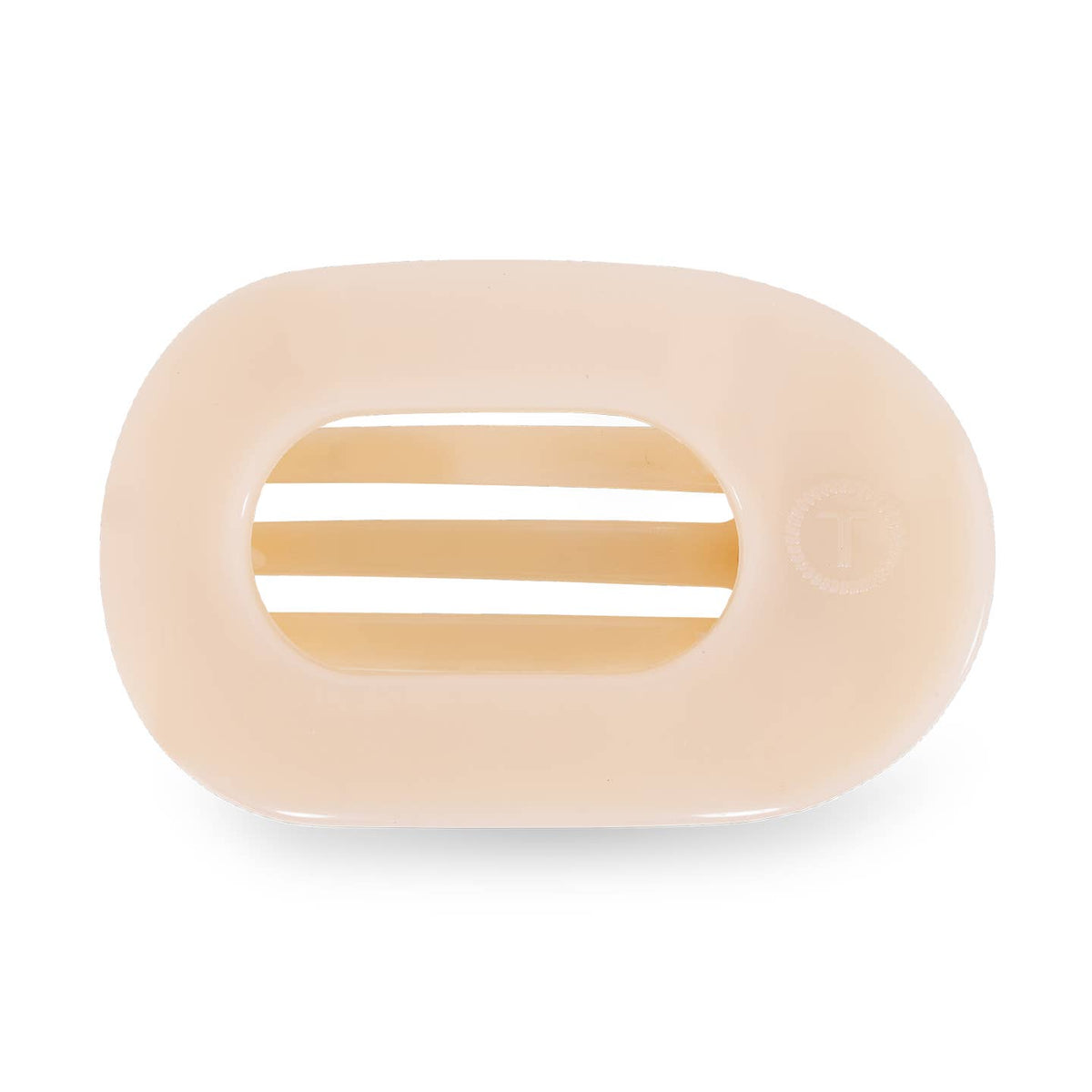 TELETIES Round Flat Hair Clip - Large
