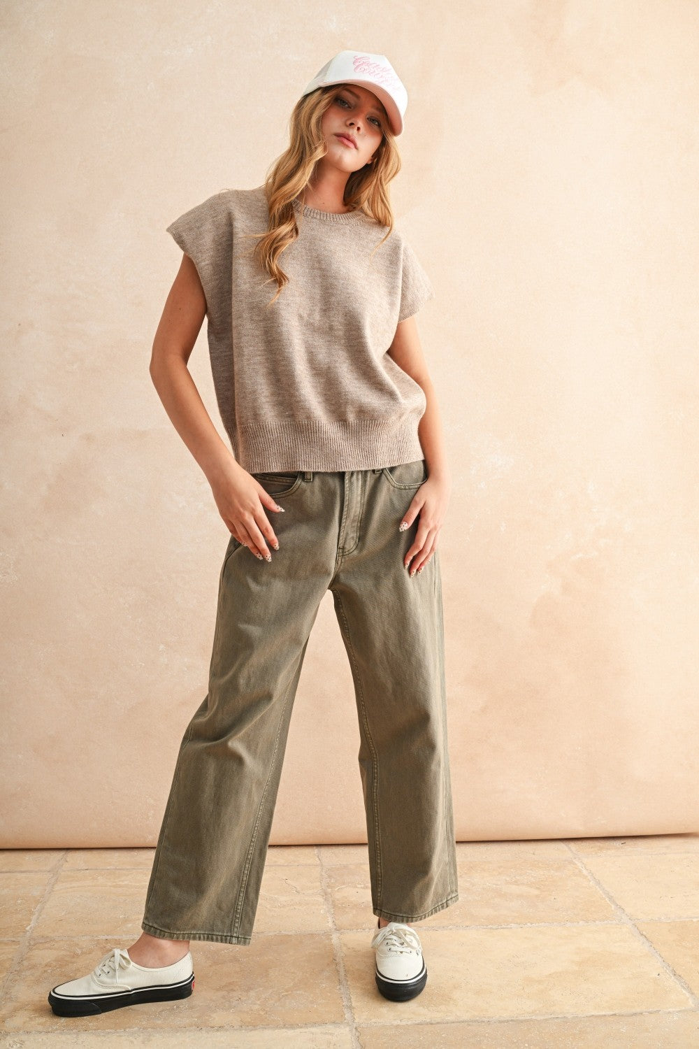 NYLAND Darcy Loose Fit SS Sweater Top