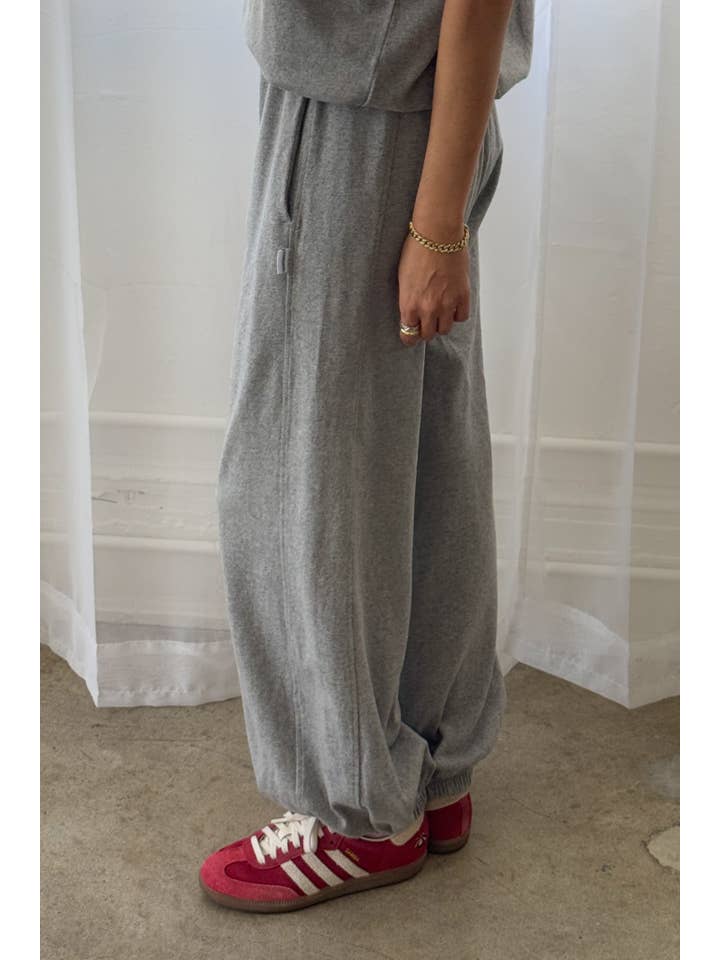 Le Bon Shoppe Balloon Pants Heather Grey