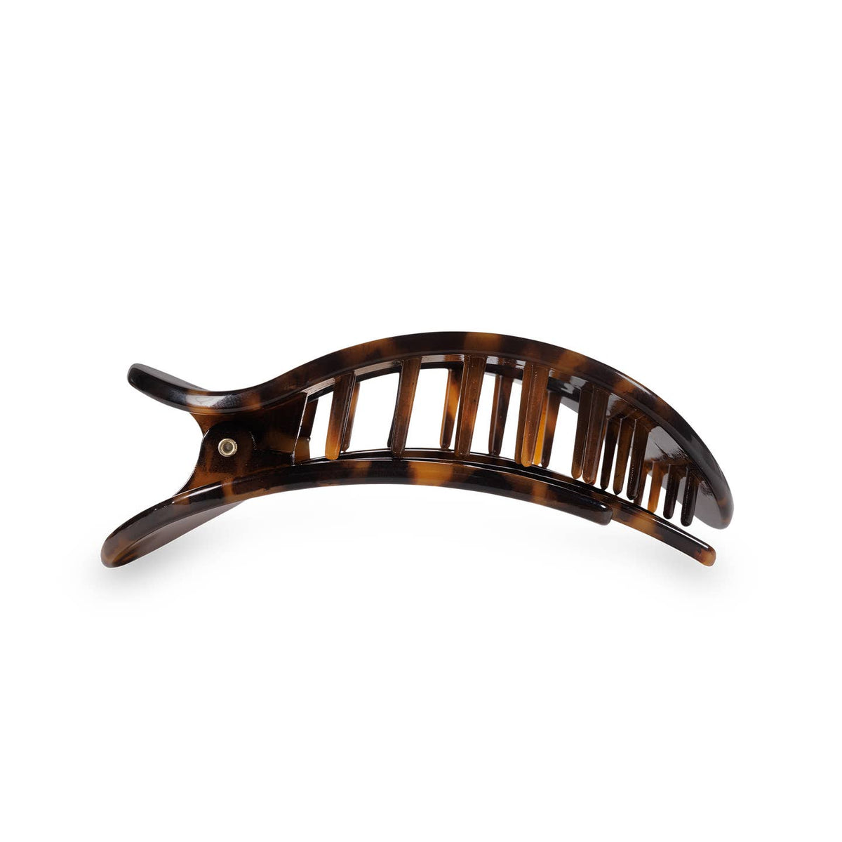 TELETIES Round Flat Hair Clip - Large