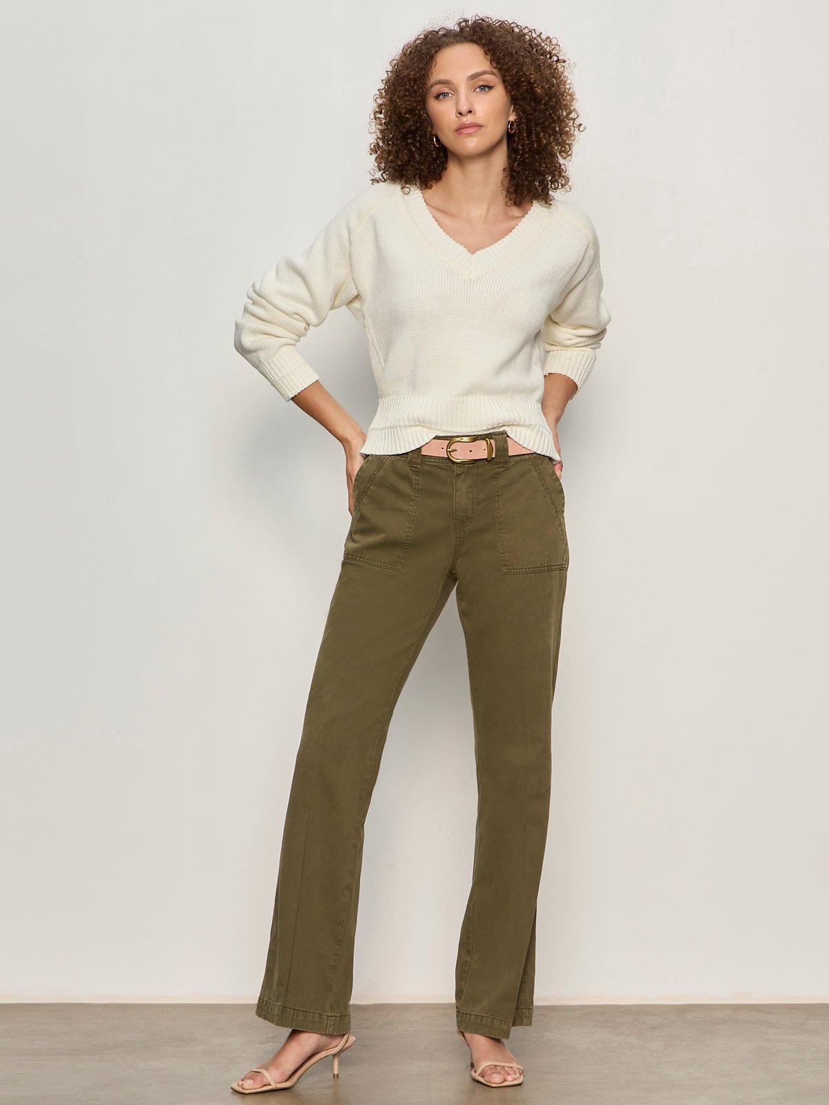 Sanctuary Reissue Peace Pant in Burnt Olive