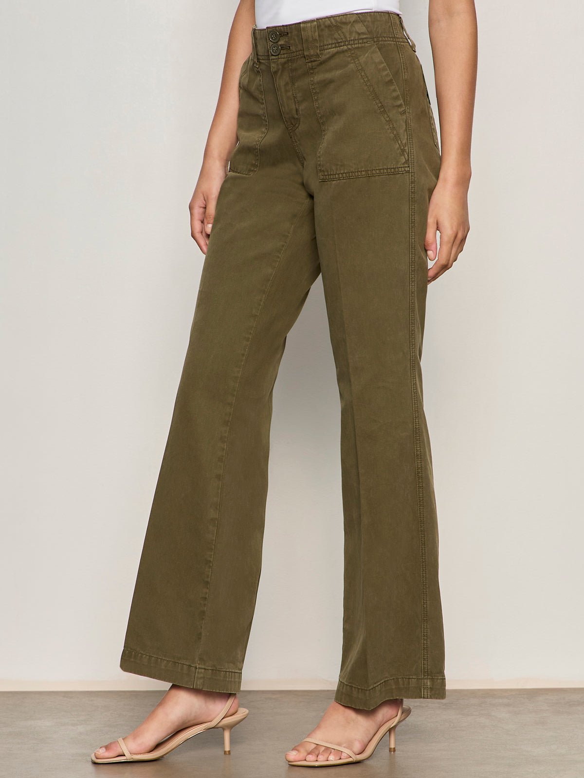 Sanctuary Reissue Peace Pant in Burnt Olive