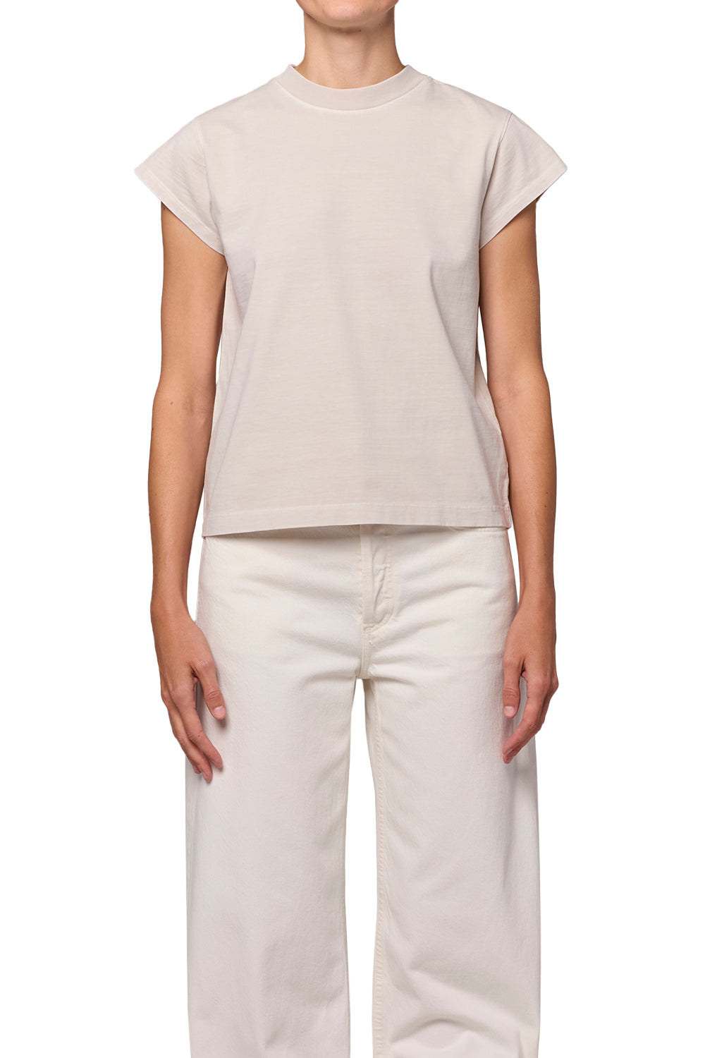 AGOLDE Long Line Bryce Cap Sleeve Tee