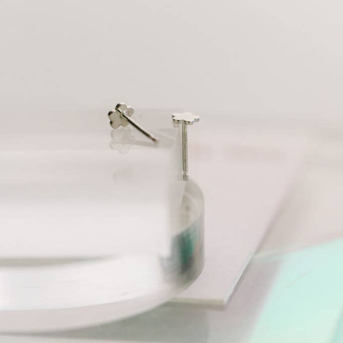 The Land of Salt Flower Stud Earrings