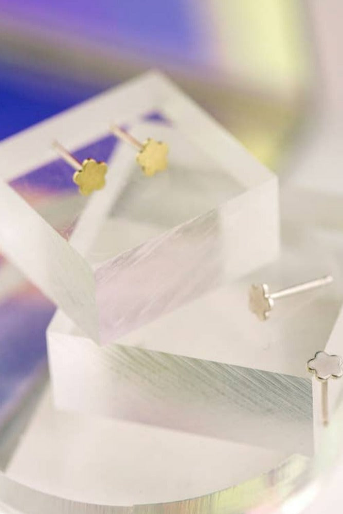 The Land of Salt Flower Stud Earrings