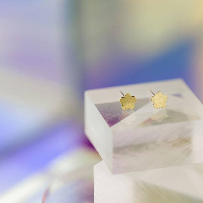 The Land of Salt Flower Stud Earrings